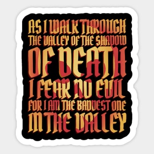 Fearless Valley Walk Sticker